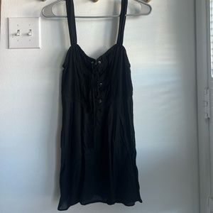 free people black dress